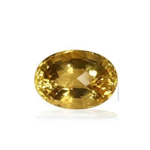 Topaz-Yellow Pukhraj stone